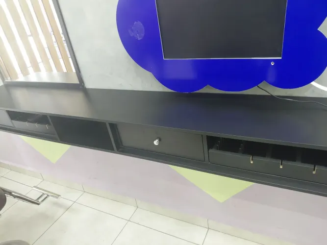 Bancada de salão de cabeleireiro 