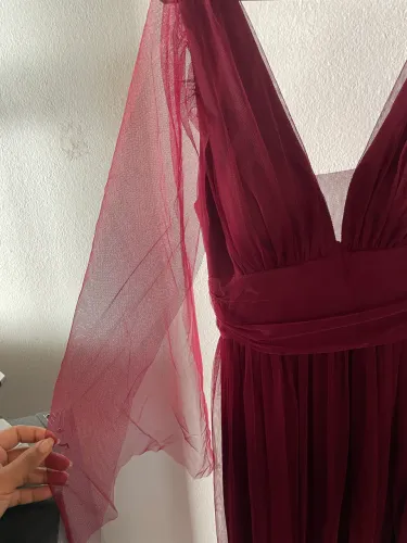 Vestido de festa - Marsala