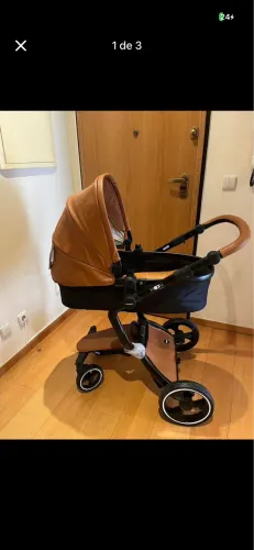 Carrinho de bebê importado 3 em 1