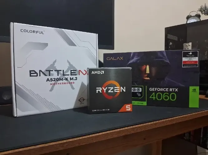 KIT UPGRADE: RTX 4060 GALAX, RYZEN 5 5500, A520 COLORFUL