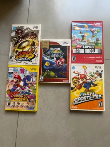 Jogos Super Mario Nintendo Wii Mario Galaxy Mario Sports E mais!