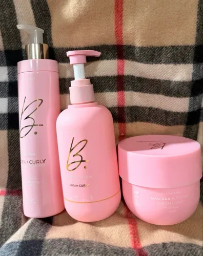 Kit B. Hulmann Cabelo Cacheado Dream Curly 3 produtos 