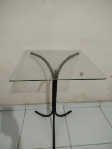 Mesa de vidro 50cm x 50cm