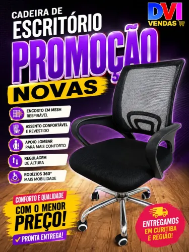 Cadeira de Escritório PROMOÇÃO NOVAS
