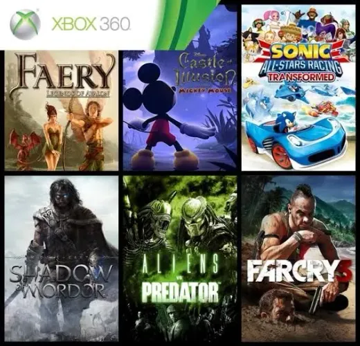 25 Jogos para xbox 360 bloqueado + pen-drive 128GB