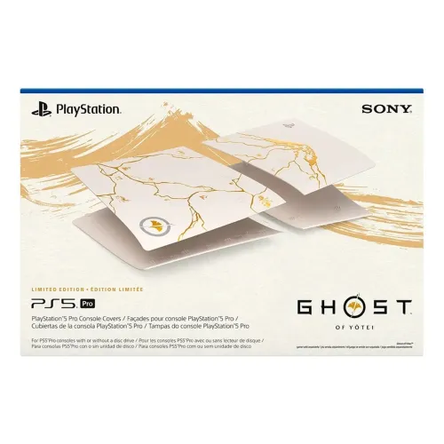 PS5 PRO - Faceplate edição limitada Ghost of Yotei