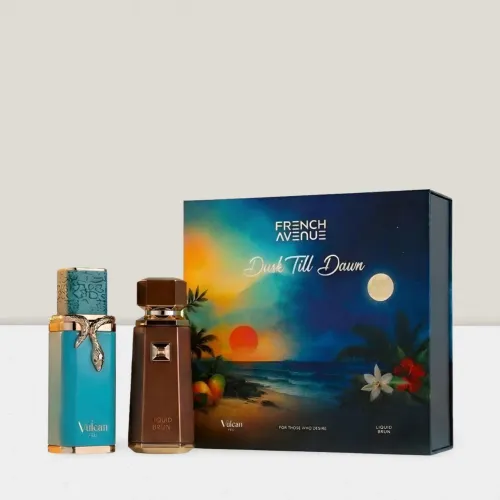 Kit vulcan feu e líquid brun lacrado 100ml