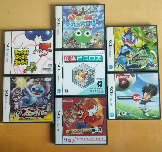 Nintendo DS - Lote 7 Jogos - Japonês Completo