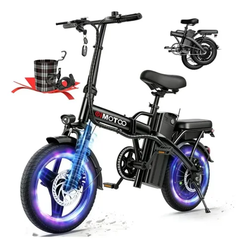 Bicicleta Elétrica Dobrável 450w-35km-40km/h