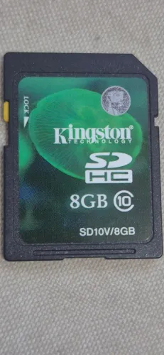 Cartão de Memória SD - 8GB Kingston