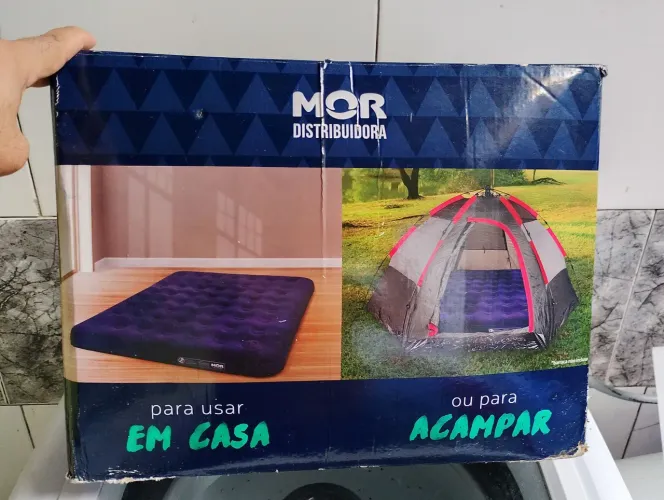 Colchão inflável King chama no ZAP *72