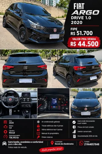 Fiat Argo Drive 1.0 6V Flex 2020