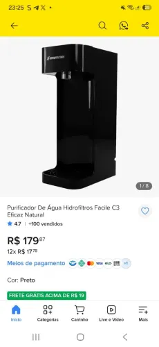 Filtro de água 