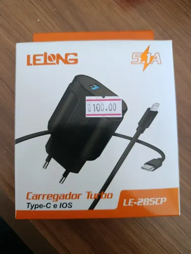 Carregador para iPhone Turbo Type-C + iOS