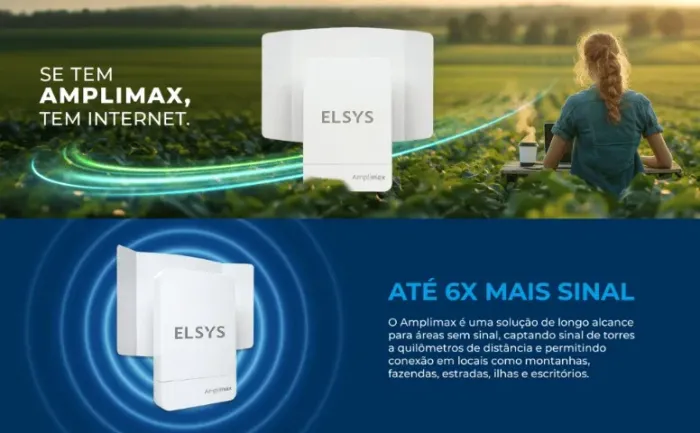Link 4G Elsys, Amplimax, Elsys, Branco- com defeito
