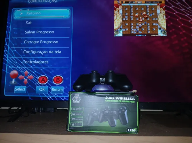 Game stick 4k lite novo só tirei da caixa pra testar
