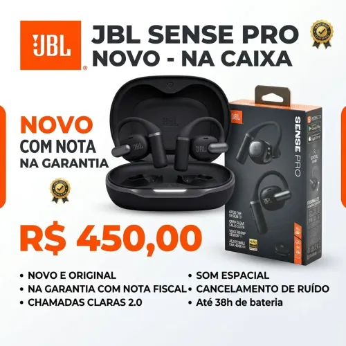 JBL Sense PRO, novo na caixa com nota e garantia