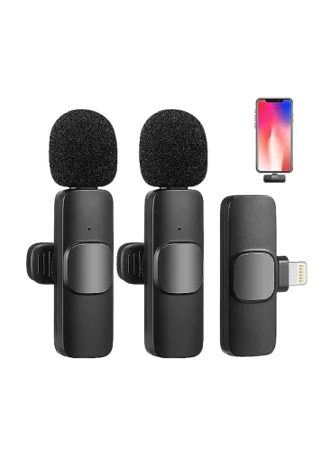 Microfone Lapela S/ Fio Prof. K9 Celular Ios Android Usb C