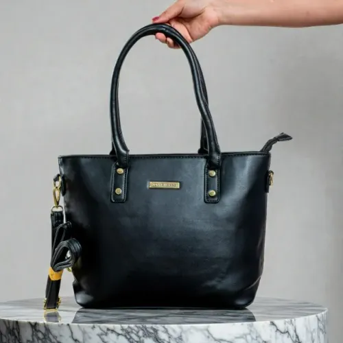 Bolsa, de Mão e Tiracolo, em Couro, Feminina, Juvenil/Adulta, Jenne Janne, Média