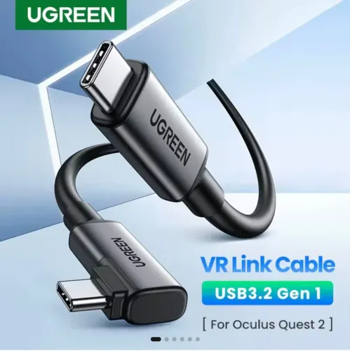 Cabo ugreen vr link USB 3.2 gen 1 60w 5m óculus quest 2