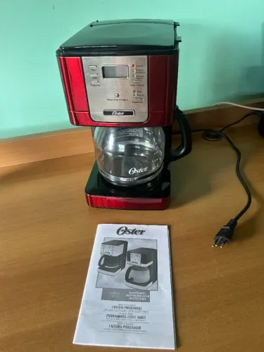 Cafeteira Oster Flavor Programável Vermelha - 127V (Excelente Estado) Com Manual
