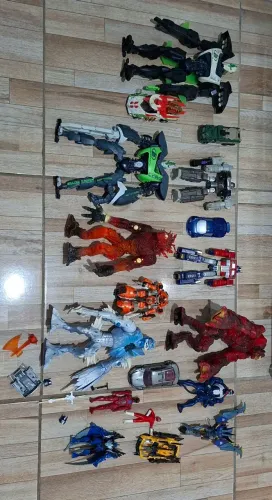 Lote max steel e transformers(leia a descrição)