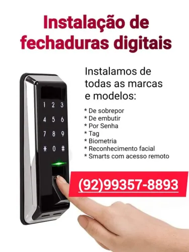 INSTALAÇÃO DE FECHADURAS ELETRÔNICAS