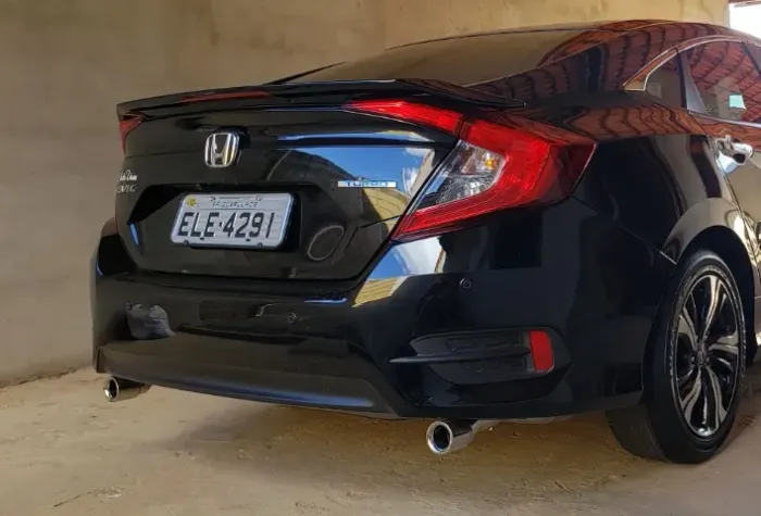 Ponteiras Aço Inox Civic 2017 a 2022