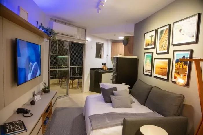 Apartamento à venda em Rio de Janeiro, Barra da Tijuca, com 1 quarto, com 55 m²