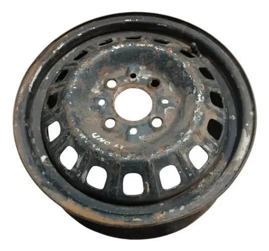Roda Ferro Aro 13 Fiat Uno  Siena Fiorino 1.0 1997 1998 1999 Preto