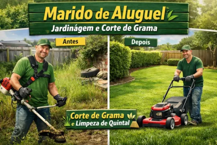 Jardinagem e Corte de Grama em Curitiba e região | Marido de Aluguel