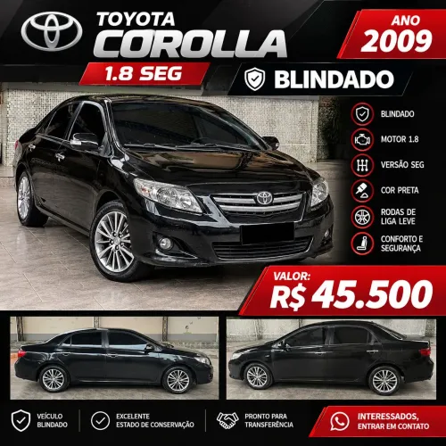 Toyota Corolla Se-g 1.8/1.8 Flex 16V Aut. 2009