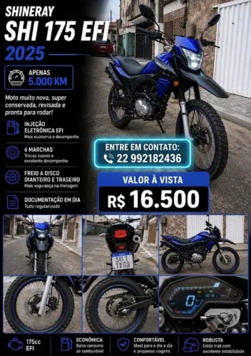 Moto Shineray Shi 175 efi