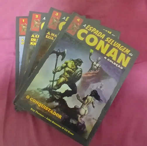 Coleção Espada Selvagem de Conan 1 a 4. Lacradas
