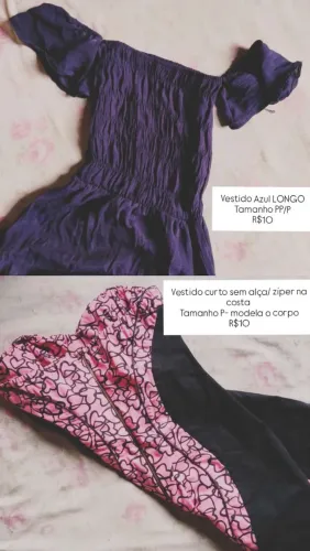 Roupas femininas a venda
