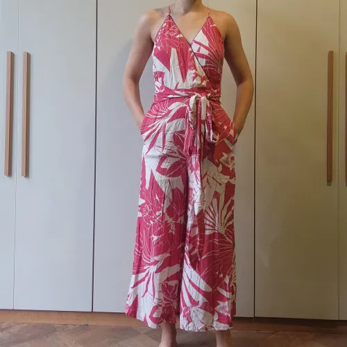 Macacão sacada rosa 38