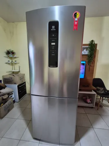 Geladeira inverse inox IB7S Frost free! Seminova 