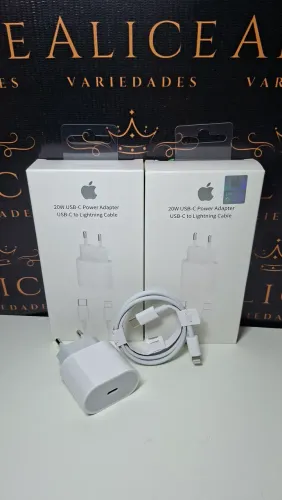 Carregador de iPhone completo tipo C lightning