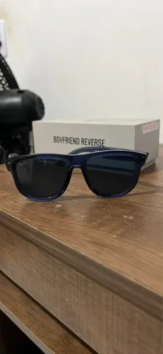 Óculos Ray-Ban Boyfriend Azul Original - Pouco Usado