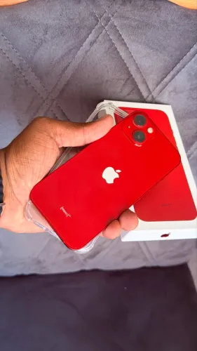 iPhone 13 256gb red novinho Face ID ok