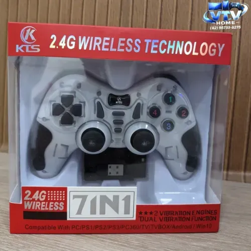 Controle Gamer 7 em 1 Sem Fio + Entrega Grátis