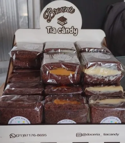 Forneço para Revendas: Brownies, Palha italiana, Cookies 