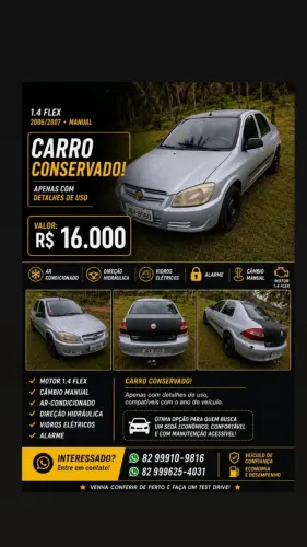 Chevrolet Prisma Sed. Maxx/ LT 1.4 8V Econof. 4P 2007