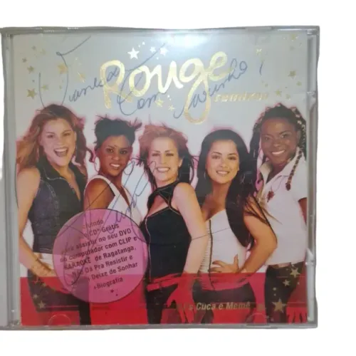 VCD Rouge Remixes (Edição Limitada) RARO autografado