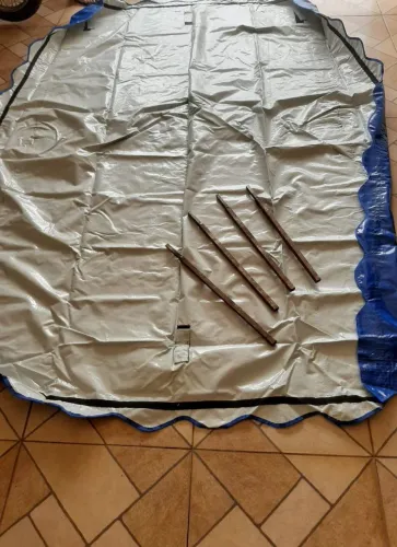 Lona e Cristal com extensor para barraca de feira ,$250.00 reais