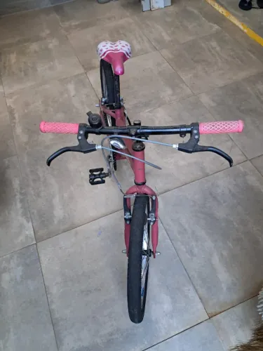 Bicicleta Houston Nina Aro 20 Freio V-Brake Rosa Fosco