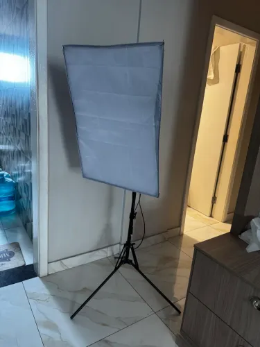 Softbox retangular para iluminação fotográfica e de vídeo