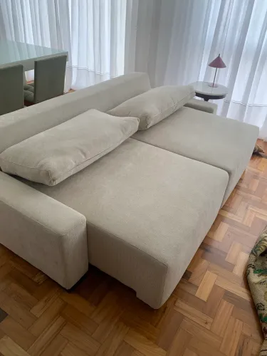 Sofá retrátil reformado