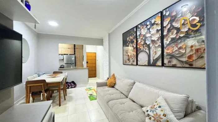 Apartamento com 2 dormitórios à venda, 65 m² por R$ 598.000,00 - Canto do Forte - Praia Gr