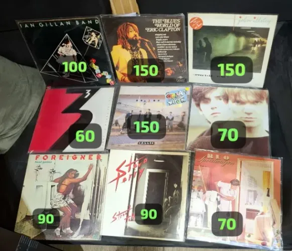 DISCOS DE VINIL - VARIEDADES VALORES UNITARIOS NA FOTO E NA DESCRIÇÃO